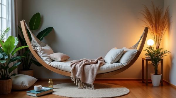 Améliorez votre coin détente avec un hamac sur pied confortable